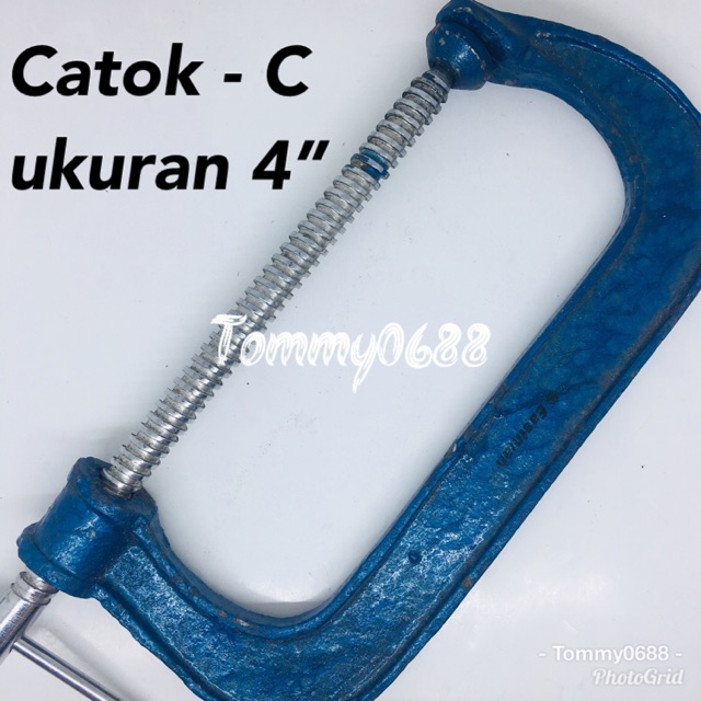 CATOK C KLEM C UKURAN 4” INCH C CLAMP 4 INCI RAGUM C PENJEPIT MEJA CATOK KAYU