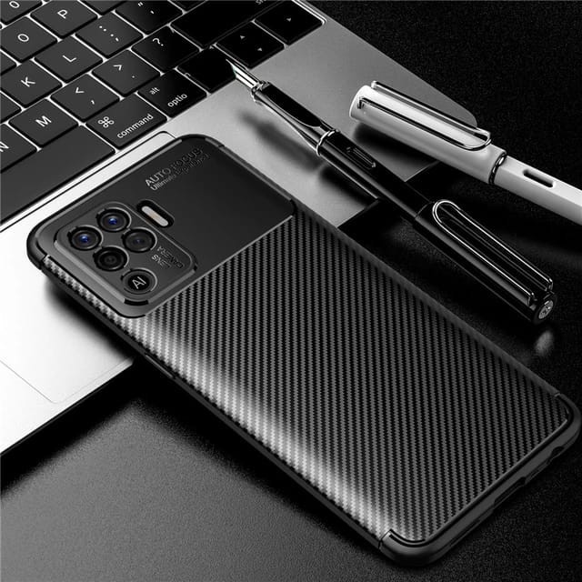 OPPO RENO 5F RENO 5F CASING COVER CARBON SOFT CASE FOCUS CARBON