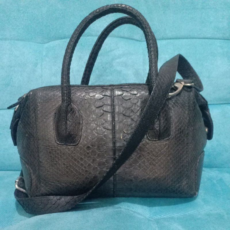TAS KULIT ULAR (PRELOVED) BY TINA MITRA