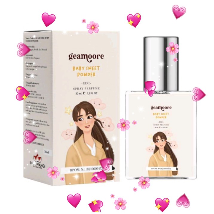 GEAMOORE INSPIRED PARFUME  30 Ml SPRAY ORIGINAL KEMASAN BARU