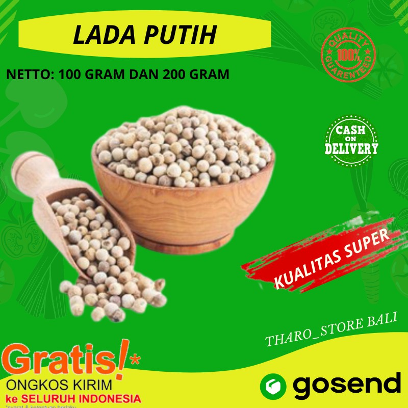 

LADA PUTIH 100 GRAM MERICA REMPAH REMPAH LADAKU STOREONLINETERMURAH DENPASAR BALI ORIGINAL