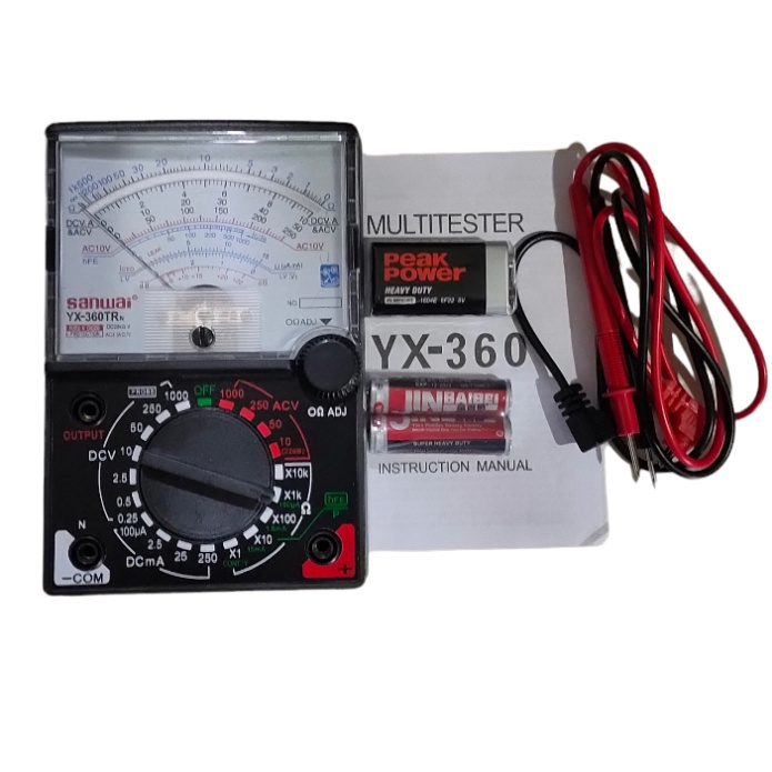 Multitester Manual /Analog YX-360TR untuk perbaikan hp