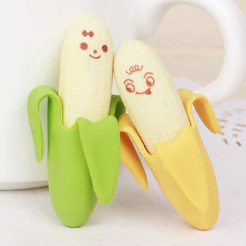 Penghapus Bentuk Pisang Bahan TPR Dapat Dilepas Untuk Pelajar