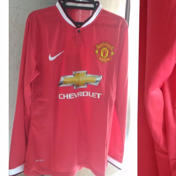 Jersey Long Sleeve Manchester United Home - Grade Ori