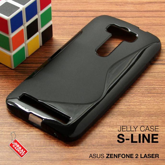 CHASING DAN COVER ASUS ZENFONE 2 LASER SOFT GEL JELLY SILICON SILIKON TPU CASE SOFTCASE AMP_26