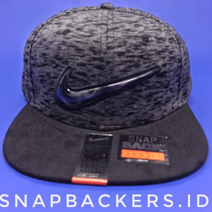 Original# Snapback Nike Topi Impor Snapback Nike Impor - Abu Ceklis