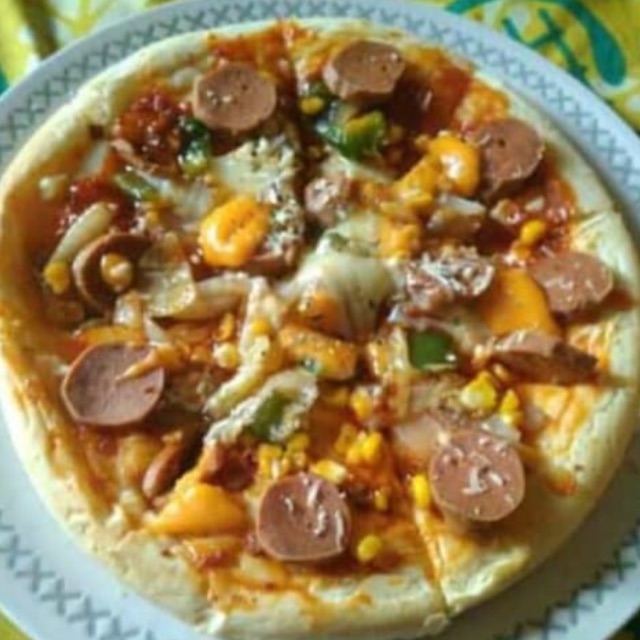 

Pizza home made. Dijamin rasa, bersih dan halal