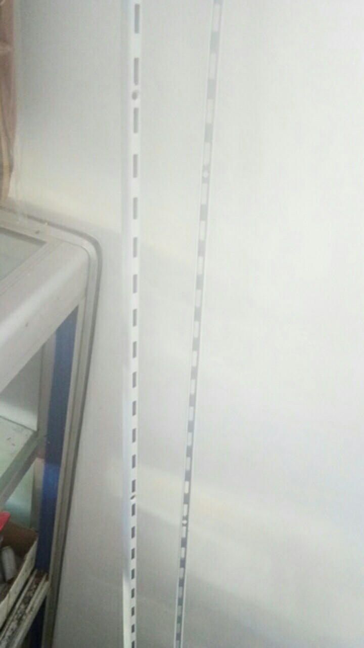 Tiang Bracket Putih 240cm Braket Penyangga Rak Display