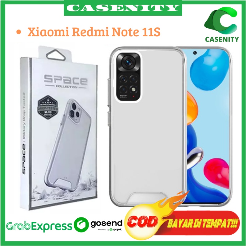 Case Xiaomi Redmi Note 11S Military Space Ultra Clear Case Cover Armor
