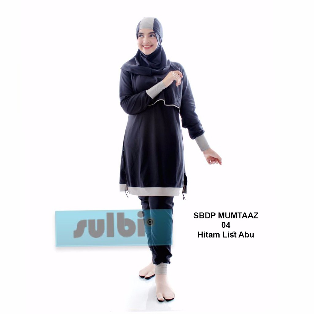 SULBI Baju Renang Muslim Wanita Dewasa Muslimah Loose Fit MUMTAAZ