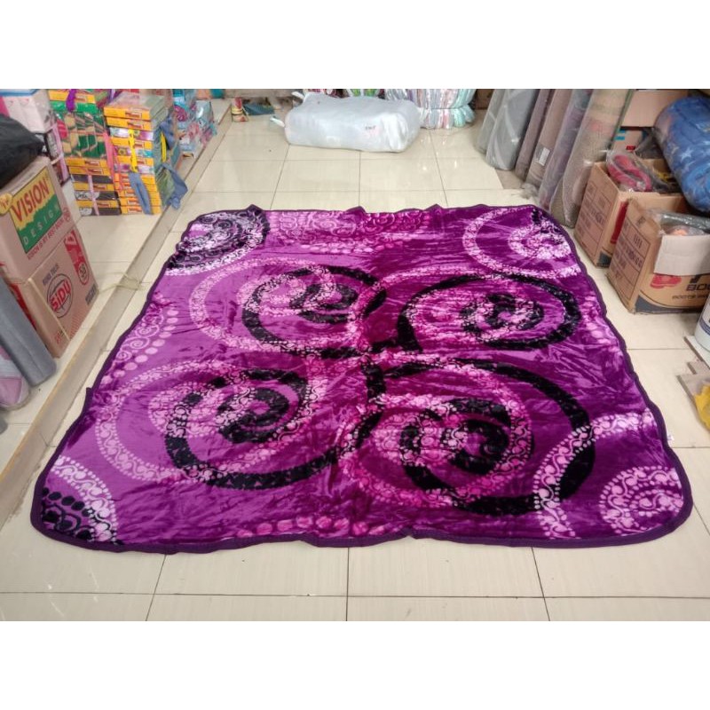 Selimut Love Lace Healthy Blanket Jumbo Ukuran 190x220 cm Panel Halus Dan Tebal Kualitas Premium