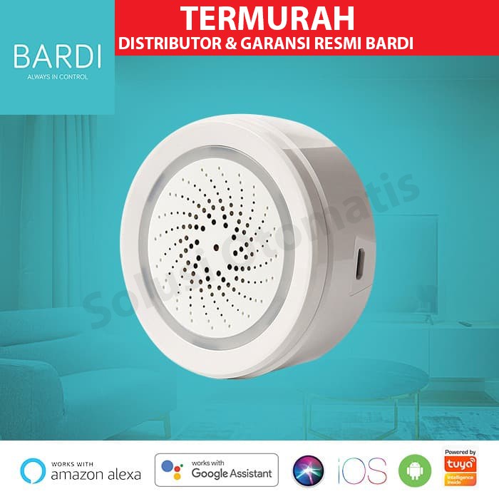 BARDI Smart Siren Alarm Loud Sirene Security Wifi Wireless ...