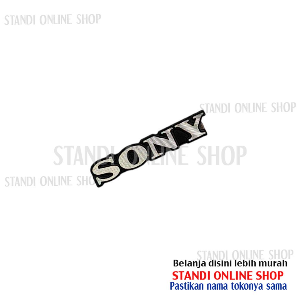 Emblem Aluminium Sticker Decals 3D Logo SONY Audio Speaker