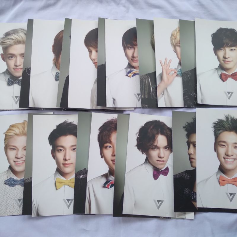 postcard 17 carat black and white ver mingyu the8