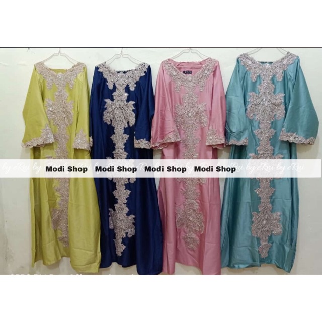 Kaftan Jumbo REAL PICT Kaftan Wanita Jumbo Kaftan Jakarta Kaftan Wanita Putih Gamis Kaftan Mewah Y3E