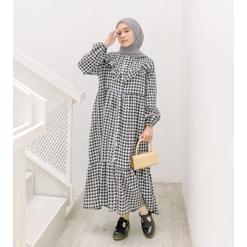 hayya gingham black by haideeorlin (FREEBOOKED)