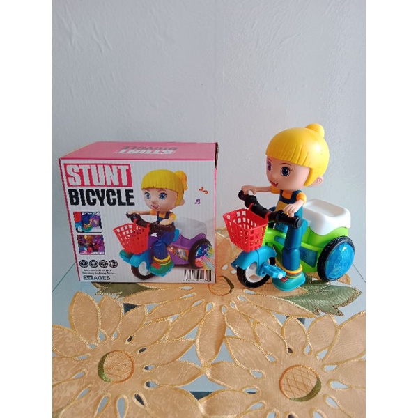 Mainan Sepeda Akrobatik Stunt Tricycle Musik Lampu
