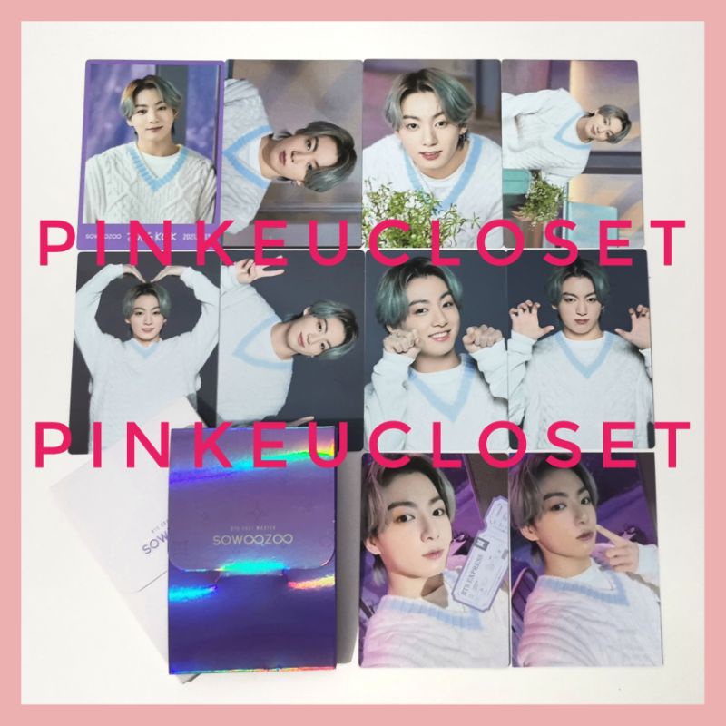 [READY] BTS SOWOOZOO FULLSET JUNGKOOK MPC MINI PHOTOCARD + SPECIAL PHOTOCARD + PAJAMAS PHOTOCARD + E