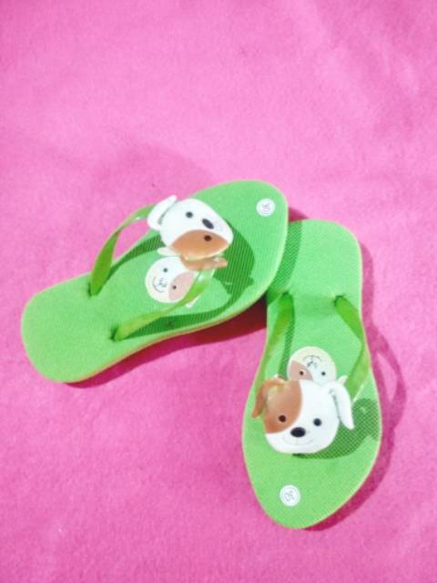 Sandal Anak Unisex Motif Shaggy Lucu