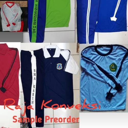 ☀ Stelan Baju Training Olahraga anak SD SMP ℮