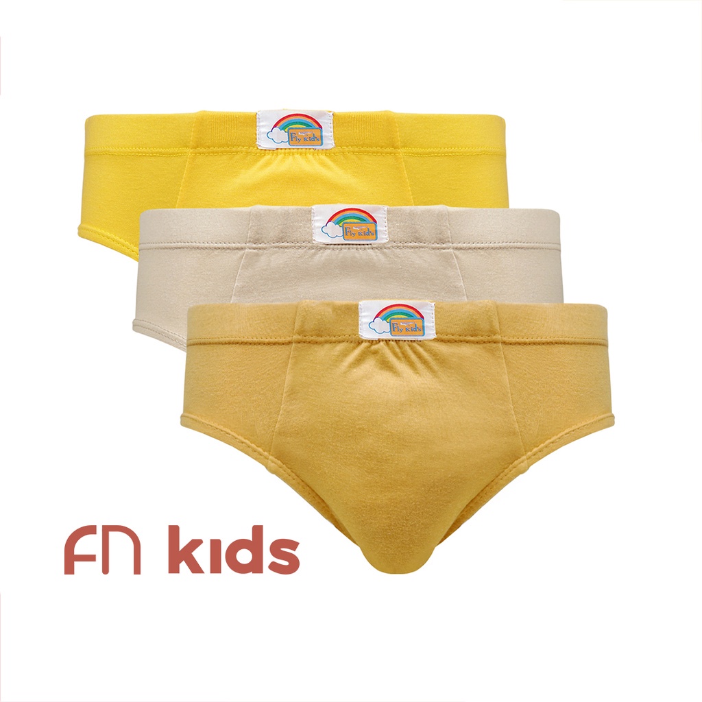 Flykids Celana Dalam FK 01 ( 1 Pack Isi 3 Pcs ) / Celana Dalam Anak Cowok