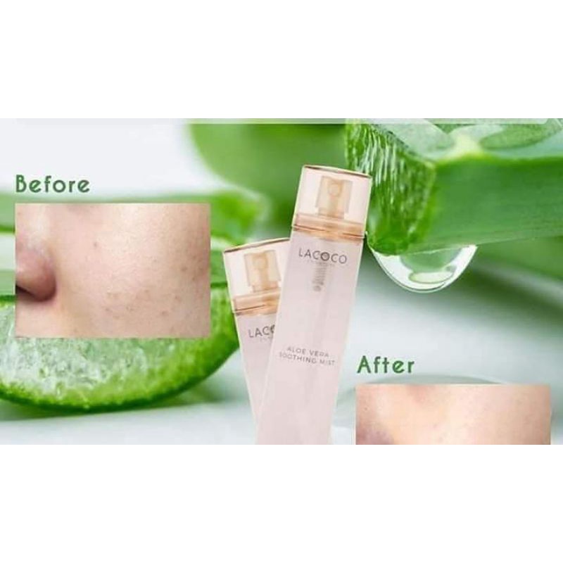 LACOCO ALOE VERA SHOOTHING MIST NASA 100%ORIGINAL