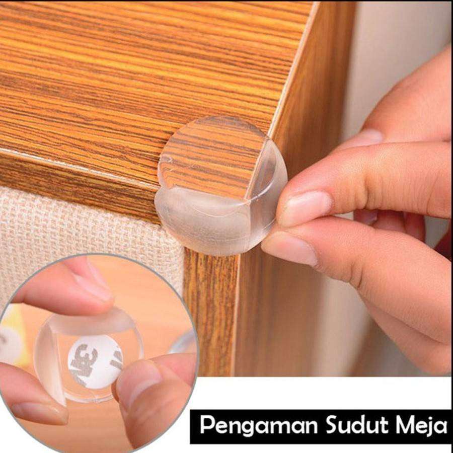 [DEASHOP] PELINDUNG SUDUT MEJA SILIKON BABY SAFETY / PENGAMAN SUDUT MEJA LEMARI KACA FURNITURE