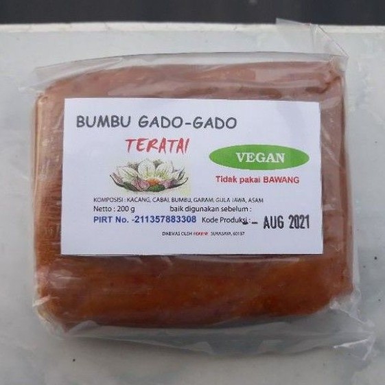 

Bumbu Gado - Gado Cap Teratai Vegan & Vegetarian