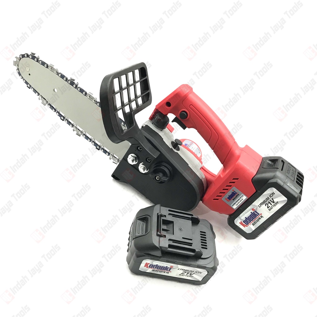 KODENKI CMC102 Cordless Chainsaw 10&quot; Mesin Gergaji Potong Kayu Baterai