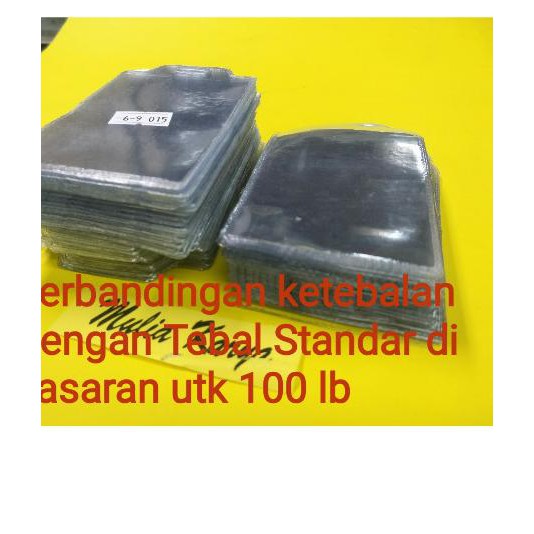 ● Plastik ID / Mika Name tag 6 x 9 TEGAK TEBAL 0.15 ✼