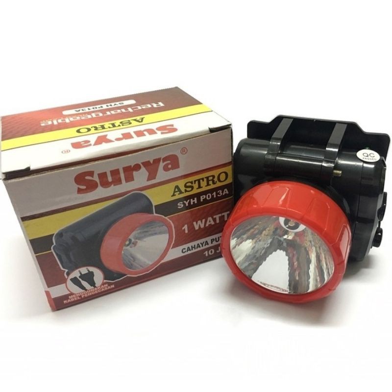Head Lamp / Senter Kepala Surya Astro 1 Watt SYH-P013A