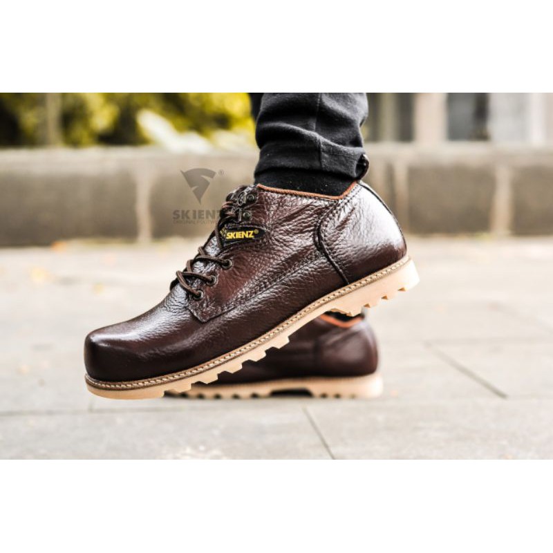 Sepatu pria I Akando NITROGEN safety kulit