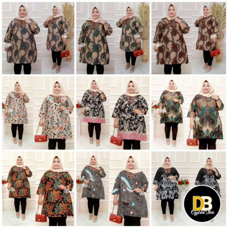 TUNIK BATIK WANITA JUMBO BIGSIZE XXXXL LD 140 ALL SIZE / ATASAN BATIK WANITA JUMBO / BATIK PEKALONGAN /DRESS JUMBO / DRESS BATIK JUMBO / GAMIS BATIK MUSLIMAH/ MURAH / BISA COD