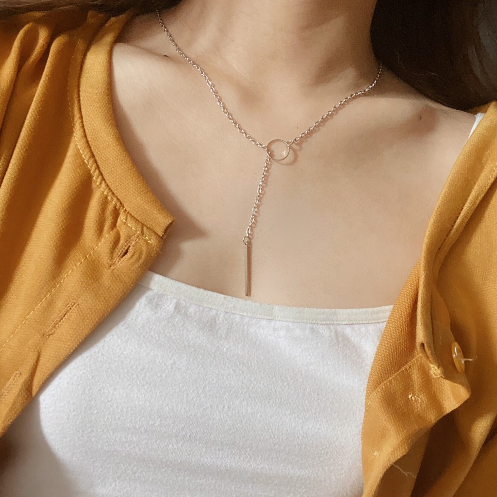 Circle Bar Necklace / Kalung Wanita Murah