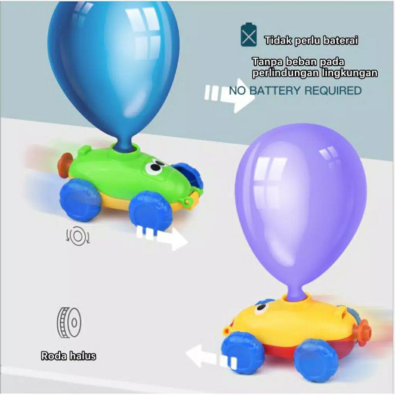 Balon Pumping Car Balon Polos Balon Mobil Pompa Balon