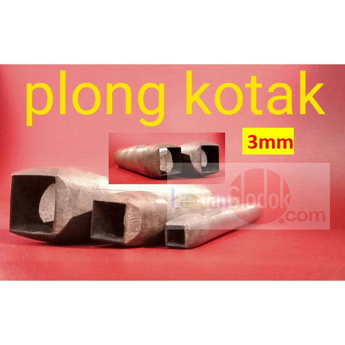 

Plong Kulit bentuk Kotak 3mm/Plong Kotak /Pembolong Kotak 3mm
