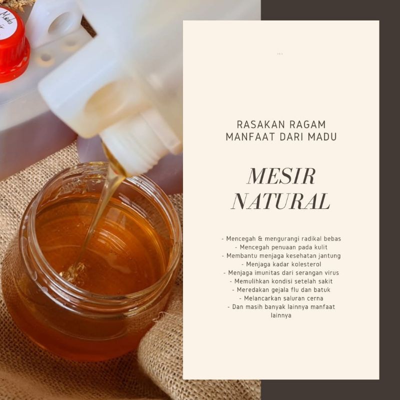 

Madu Mesir Natural Asli - Madu Import 500 gr