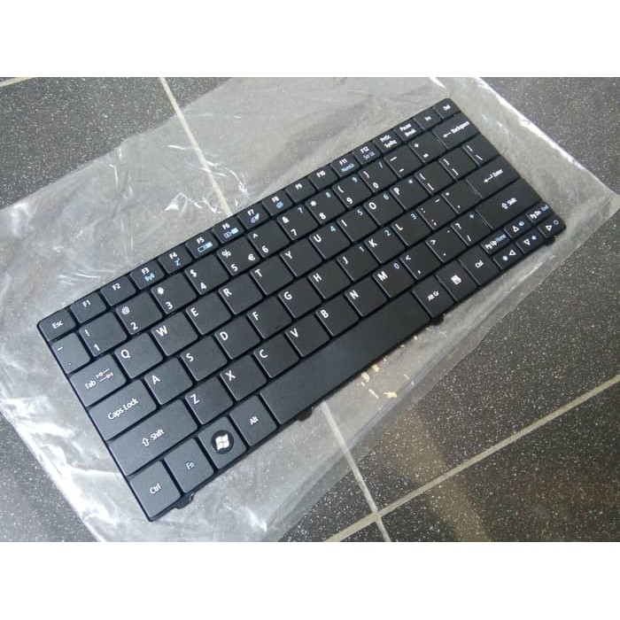 Sparepart Laptop Keyboard Acer Aspire One 722 721 751 1810 753 Hitam Black Laptop Notebook Shopee Indonesia