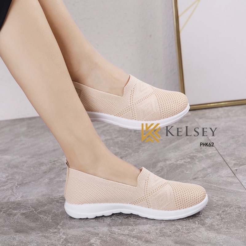 Kelsey Sepatu Slip On Wanita PHK62 Sepatu Flat Shoes Wanita