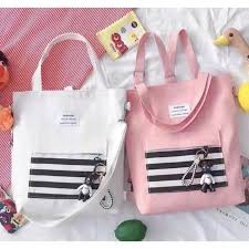 RR CHIO - Tote Bag Wanita Resleting (Bisa Ransel Bisa Selempang)-6