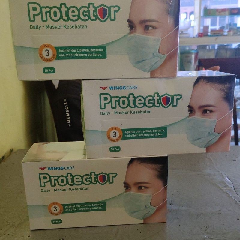 masker 3 ply wings protector isi 50