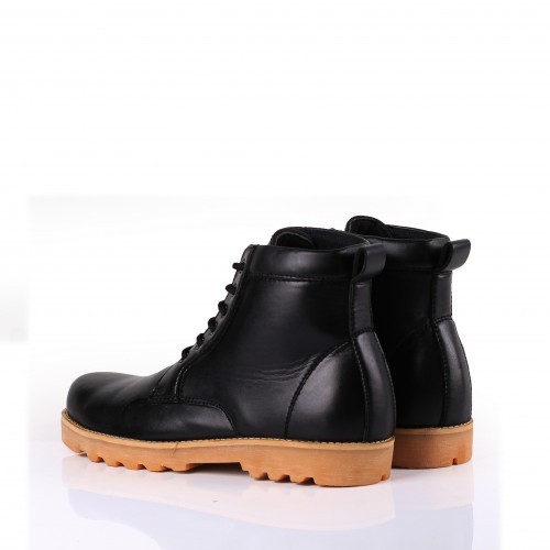 Sepatu Safety Boots Pria Crypton Kulit Original Ujung Besi Size 39-43 Sepatu Touring Pria SNK0321-2