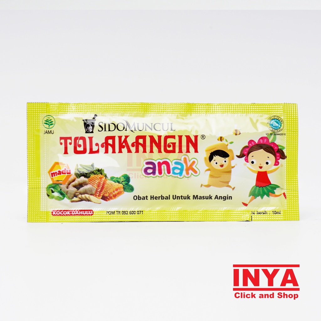 TOLAK ANGIN ANAK MADU SIDOMUNCUL 10ml SACHET - Jamu