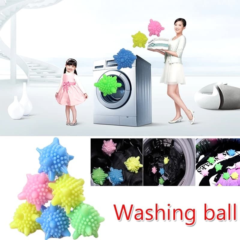 [CLASHOP]Bola Karet Mesin Cuci Washing Laundry Ball Alat Bantu Pembersih Baju