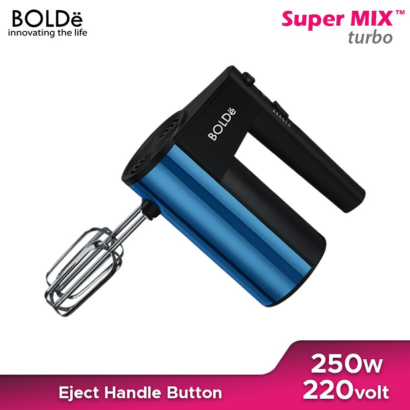 BOLDe hand mixer Alat Pengaduk Adonan / Super Mix Turbo (Mixer) steinless steel  BOLDe - Super Mix Turbo