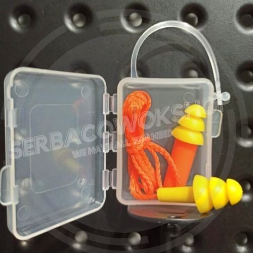 Tora Earplug Christmas Tree Model + Kotak Box Penutup Safety Telinga Termurah Berkualitas