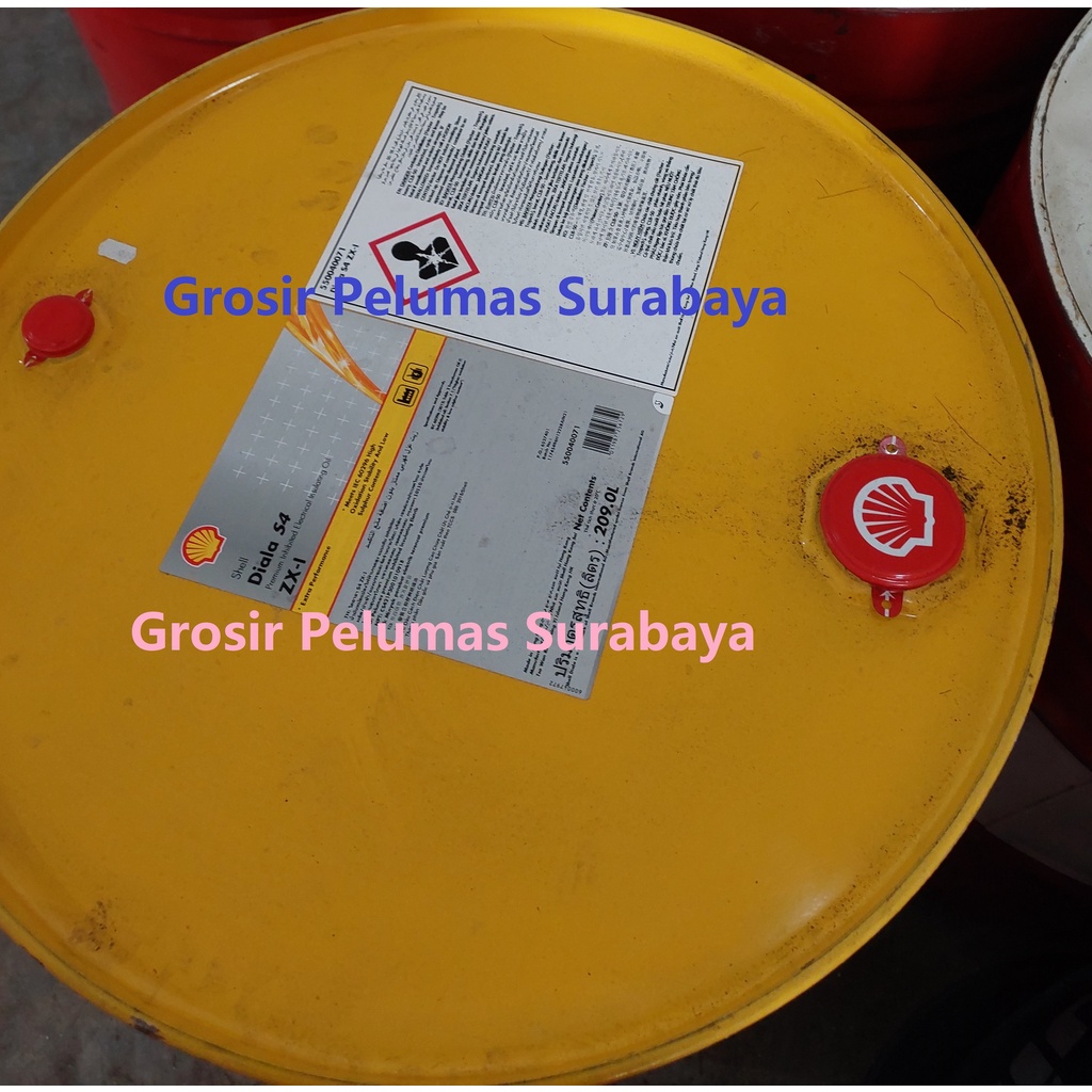 Original ECERAN oli Trafo listrik - Shell Diala B / S4 ZX-I . Bening