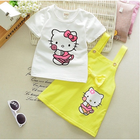 Setelan Baju Anak Cewek Lucu Kekinian Model Style Korea Terbaru 2021 Umur 3 4 5 Tahun