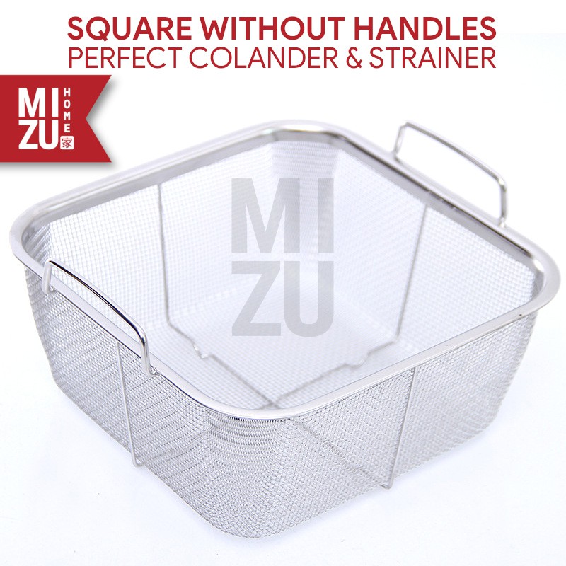 MIZU FURAIYA 20cm French Fries Deep Frier Frying Basket Keranjang Penggoreng Kentang Stainless-3