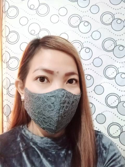 Masker brokat cantik 3ply